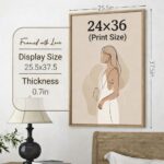Livin'luxe Islamic Calligraphy Floral Wall Painting Set of 3 for Living Room Bedroom Hall Office Decor, White Blue Arabic Art, Premium Wooden Synthetic Frame (25.5 x 37.5) NXL03-158 - Image 3