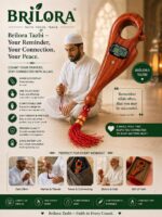 Digital Finger Tally Counter, Electronic Hand Counter with LCD Display for Prayer, Tasbeeh, Chanting, Mantra, Wood Grain Finish - Image 5