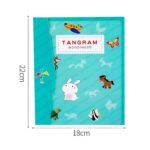 Tangram Magnetic Puzzle Book for Kids - Wooden Travel Brain Teaser Toy with Shapes, Patterns & Cards - Montessori Educational Game for Ages 3+ - Image 6