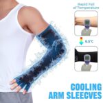 Hand Gloves for Sun Protection Arm Sleeves for Men Women, UV Sun Protection Arm Sleeves, Summer Cooling, Suitable for Cycling, Hiking, Fitness and Other Activities - Image 4