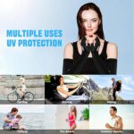 Hand Gloves for Sun Protection Arm Sleeves for Men Women, UV Sun Protection Arm Sleeves, Summer Cooling, Suitable for Cycling, Hiking, Fitness and Other Activities - Image 8