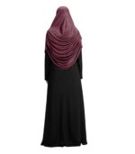 Mehar Hijab's Women's Elegant Pleated Instant Hijab with Glittering Stone Embellishments | Modest & Stylish Aasimah Hijab - Image 5