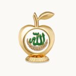 STARLIGHT Golden Apple Shape Allah Idol Showpiece Table Car Dashboard, Office Desk, God Gift & Home Decor & Spiritual Gifting - Image 3
