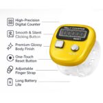 2Pcs Digital Tasbih Counter with Compass – Mini Hand Mantra Jaap Mala Tally Counting Portable Hand Finger Prayer Counter with Reset Button for Mantra Jaap, Zikr, Meditation (Multi-Color) - Image 4