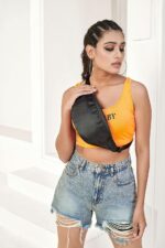 Waist Pack Travel Handy Hiking Zip Pouch Document Money Phone Belt Sport Bag Bum Bag for Men and Women Nylon (Jet Black) - Image 7
