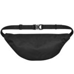 Waist Pack Travel Handy Hiking Zip Pouch Document Money Phone Belt Sport Bag Bum Bag for Men and Women Nylon (Jet Black) - Image 8