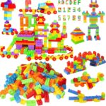 Satsun Plastic Building Blocks for Kids Toy for Kids Puzzle Games for Kids 60 Pcs - Image 4