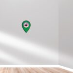 woopme ® Qibla Arrow Compass Direction Praying Sticker Wall Floor Prayer Room Home House Decoration Vinyl Printed Stickers L x H 18 x 25 Cms - Image 4