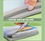Thickened Mesh Zipper Document Bag (A4 Size, Transparent) | Durable File Folder with Grid Design | Waterproof Zip Pouch for School, College, Office Documents, Papers & Certificates (1 Pc) - Image 3