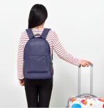 SYGA Outdoor Travel Foldable Waterproof Bag With Mini Bag Stay-Clean Backpack for Camping, Hiking, Travelling, Outdoor Activities (Gray) - Image 3