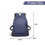 SYGA Outdoor Travel Foldable Waterproof Bag With Mini Bag Stay-Clean Backpack for Camping, Hiking, Travelling, Outdoor Activities (Gray) - Image 4