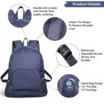 SYGA Outdoor Travel Foldable Waterproof Bag With Mini Bag Stay-Clean Backpack for Camping, Hiking, Travelling, Outdoor Activities (Gray) - Image 5