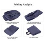 SYGA Outdoor Travel Foldable Waterproof Bag With Mini Bag Stay-Clean Backpack for Camping, Hiking, Travelling, Outdoor Activities (Gray) - Image 7