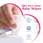 BEBE Wet Wipes with Aloe Vera and Vitamin E for New Born Baby. Combo Offer Travel Value Pack Wiping Tissue Baby Cleaning Wet Wipes with Lid. Pack of 1 (80 Pulls) + (FREE Fridge Magnet/Order) - Image 4