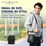 Tommy Hilfiger Unisex Crossbody Bag VEYA | Structured Sling with Mobile Pouch | Compact Travel & Daily Shoulder Bag | Stylish and Trendy crossbody Bag - Image 6