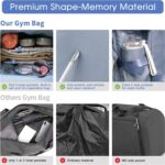 3 in 1 Multiple Compartment Duffel Bag with Unisex Travel Backpack with Shoe Compartment Shoulder Bag for Carry Gym Accessories, Fitness Bag, Sports Kit (Blue) - Image 7
