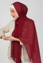 ANA Soft Chiffon Scarf/Stole/Hijab/Dupatta - Soft and Flowy Texture, Solid Pattern, Perfect Blend of Style and Comfort - Elegance for Every Occasion - Image 4