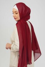 ANA Soft Chiffon Scarf/Stole/Hijab/Dupatta - Soft and Flowy Texture, Solid Pattern, Perfect Blend of Style and Comfort - Elegance for Every Occasion - Image 6