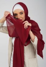 ANA Soft Chiffon Scarf/Stole/Hijab/Dupatta - Soft and Flowy Texture, Solid Pattern, Perfect Blend of Style and Comfort - Elegance for Every Occasion - Image 7