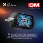 GM G+ 65W Mobile Fast Charging Adapter | GaN Technology | 2 USB Port - Type C & A | Compatible with iPhone 16, 15, 14, Samsung, Type C Laptops, MacBook, Dell, HP, ASUS | BIS Certified PD Charger - Image 5