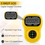 GLUN® Portable Finger Counter Ring Pack of 3 with Navigation Compass, 5-Digit LCD Display Digital Click Counter for Prayer, Meditation, Knitting & Sports Counting - Image 6