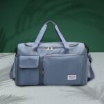 CALANDIS Waterproof Sports Duffel Tote Handbag Wet Pocket Shoulder Bag For Men Women Blue | Backpacks, Bags & Briefcases | Mens Accessories | Clothing, Shoes & Accessories - Image 9