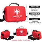 Atickyaid 340 Piece First Aid Kit, Premium Waterproof Hard Shell Medical Kit for Car, Home, Office, Travel, Camping, Sports, Outdoor, School - Emergency First Aid Supplies and Survival Kit - Image 4