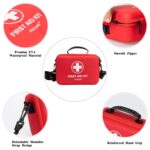 Atickyaid 340 Piece First Aid Kit, Premium Waterproof Hard Shell Medical Kit for Car, Home, Office, Travel, Camping, Sports, Outdoor, School - Emergency First Aid Supplies and Survival Kit - Image 5