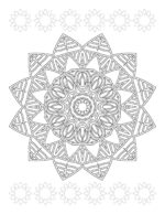 Mandala Colouring Book 1 for Kids Age 6+ - Image 6