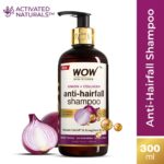 WOW Skin Science Onion & Collagen Anti-Hairfall Shampoo|Reduces Hairfall|Strengthens Roots|Nourishes Scalp|Prevents Breakage|Enhances Hair Thickness and Shine|New & Improved Formulation|300ml - Image 4
