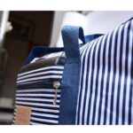 Foldable Waterproof Shoulder Handbag for Luggage Travel Storage Duffle Bag Organizer (Blue) - Image 5