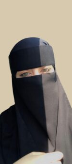 Nose Piece for Abaya | Full Face Cover | Breathable Modest |Muslim Women Naqab| Black niqab |Islamic face veil |Abaya niqab Muslim veil Modest wear - Image 3