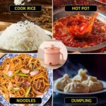 Electric Mini Cooking Pot, 1.5L, Non-Stick Interior Multipurpose Electric Kettle with Ceramic Coating 1.2L|Boil, Steam, Fry, Saute|Multi Cooker kettle for Water,Milk,Egg, Tea,Soup,Coffee - Image 9