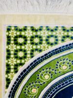 The House Ultra Premium Plus Colorful Theme, Luxurious & Elegant Turkish Prayer Mat/Rug (New Edition) 8th Design + A Set of 3 Free Beautiful Tasbeehs (110 * 70 CM) - Image 5