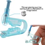 2pcs Painless Ear Piercing Gun Disposable Safety Asepsis Piercing Tool Kit with Ear Studs, disposable ear stud gun - Image 3