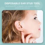 2pcs Painless Ear Piercing Gun Disposable Safety Asepsis Piercing Tool Kit with Ear Studs, disposable ear stud gun - Image 4