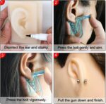 2pcs Painless Ear Piercing Gun Disposable Safety Asepsis Piercing Tool Kit with Ear Studs, disposable ear stud gun - Image 8