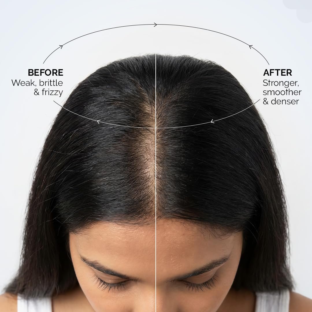 The Derma Co Peptide-Stem Cell Hair Fall Control Shampoo - 400 ml | 94% Stronger Hair* | Anti-Hair Fall Shampoo | Boosts Hair & Scalp Health | For Damaged Hair | Non Drying Formula | Sulphate Free | For Women & Men | For All Hair Types - Image 5