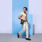 Tommy Hilfiger Unisex Crossbody Bag Solva – Olive & Black | Compact Utility Sling with Eva Laminated Bold Twill | 3D RWB Branding & Metal Hardware | Stylish Bag - Image 6