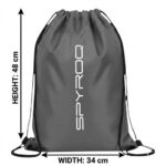 Sports Drawstring Backpack For Boys & Girls | Lightweight Drawstring Gym Bag | For Swimming | Dori Bag For Exam, PaperBag | Drawstring Gym Bag For Men & Women | 18.5" x 13.5" - Image 3