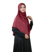 Mehar Hijab Soft Stretchable Ready-to-Wear Hijab Scarf for Muslim Women | Soft Stylish Elegant Stone Work Design Women & Teenagers Hijab Amara - Image 7