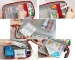 Travel Medicine Pouch Emergency First Aid Kit Box Organizer for Travelling Car, Home, Office - Image 4