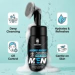 Men’s Skincare Combo – Hydro Boost Foaming Face Wash with Brush 100ml + Coffee Face Scrub 100gm + 2% Salicylic Acid Serum 30ml | Oil Control, Acne & Blackhead Removal | Complete Face Care Kit for All Skin Types - Image 3