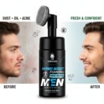 Men’s Skincare Combo – Hydro Boost Foaming Face Wash with Brush 100ml + Coffee Face Scrub 100gm + 2% Salicylic Acid Serum 30ml | Oil Control, Acne & Blackhead Removal | Complete Face Care Kit for All Skin Types - Image 5