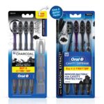 Oral B Cavity Defense 123 Black Manual Toothbrush for adults with charcoal extract- Medium (Pack of 4) - Image 3