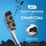 Oral B Cavity Defense 123 Black Manual Toothbrush for adults with charcoal extract- Medium (Pack of 4) - Image 4