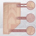 BABY SHOWER CHOCOLATE Islamic Gift Set, Velvet Prayer Mat, Prayer Beads, Shawl and Yaseen Book, Perfect Family and Eid Gifts (Pink) - Image 5