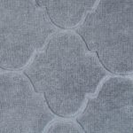 Velvet Prayer Mat 50cm x 80cm Hexagonal Musalla Janamaz for Namaz Muslim Brown (Grey) - Image 4