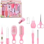 Portable Manicure Grooming Kit for New Born Baby|10 in 1 Healthcare Accessories Set to Keep Infants & Toddlers Clean|Perfect Nursery Gift with Nail, Hair, Ear Grooming Tools for Kids(Baby Care Kit) - Image 4