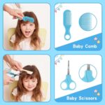 Portable Manicure Grooming Kit for New Born Baby|10 in 1 Healthcare Accessories Set to Keep Infants & Toddlers Clean|Perfect Nursery Gift with Nail, Hair, Ear Grooming Tools for Kids(Baby Care Kit) - Image 6